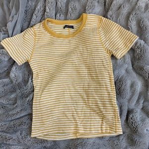 Striped yellow t-shirt